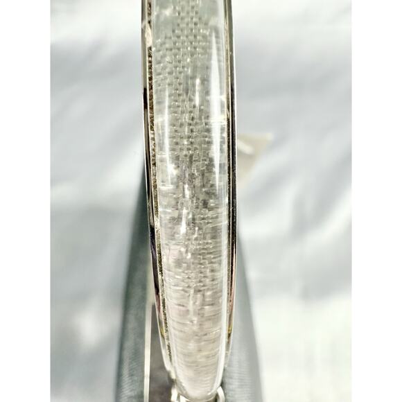 Vintage SASHA Box Purse Art Deco Black Silver Handle Rhinestone NWT - Picture 5 of 13